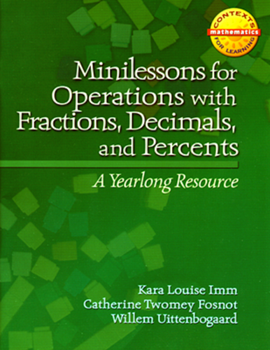 fosnot math mini lessons number strings