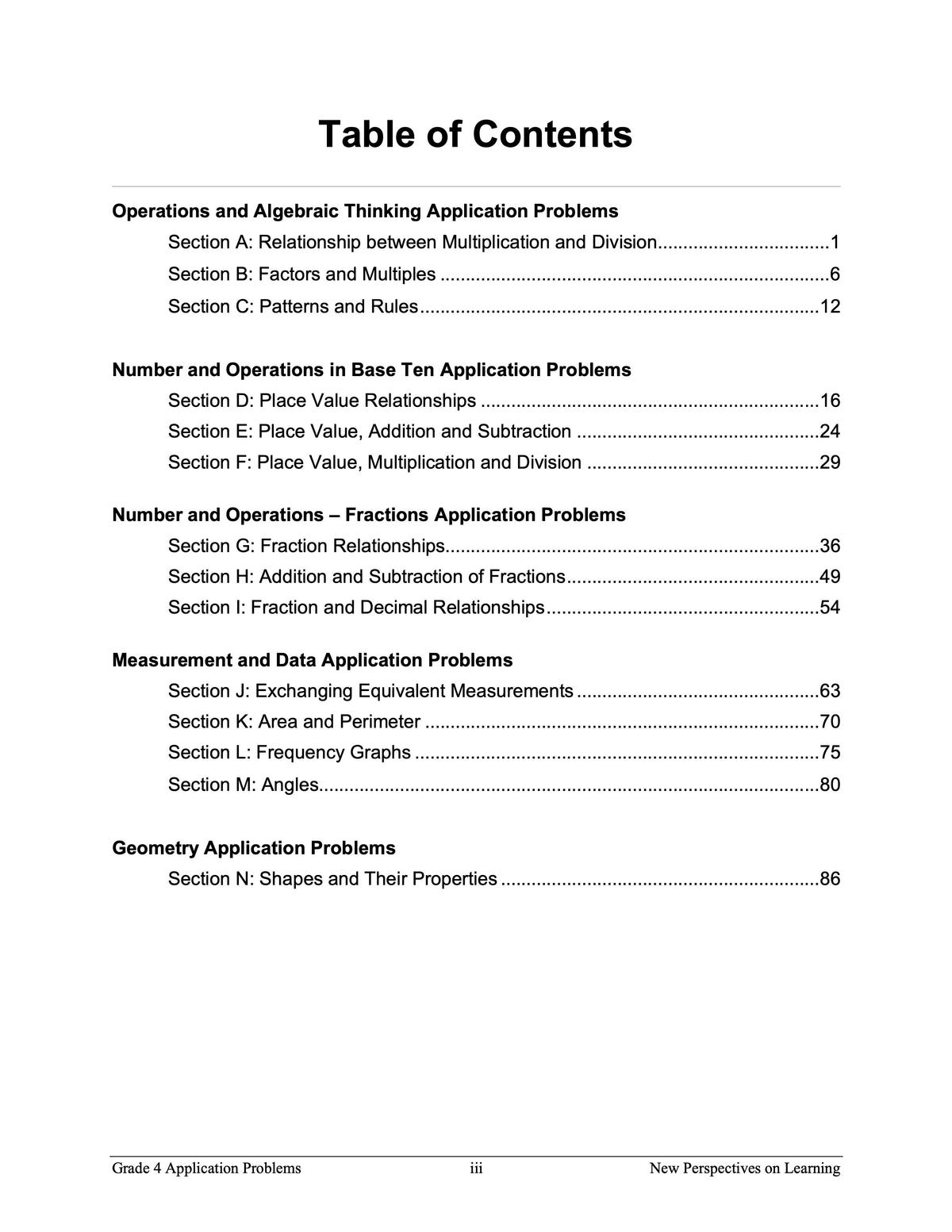 Application Problems for Grade 4 Student Books (10-pack)